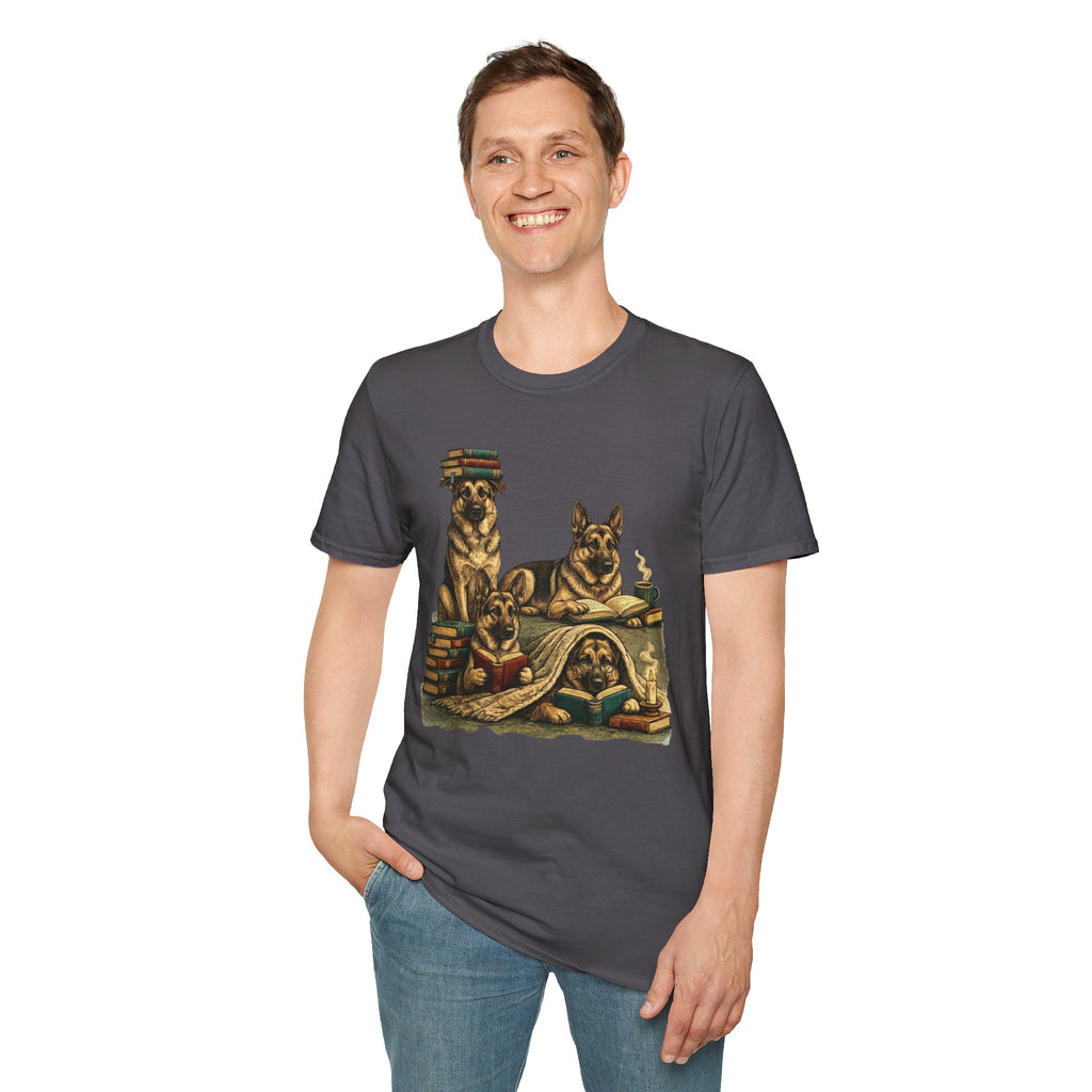 Copy of Unisex Softstyle German Shepherd Library T-Shirt