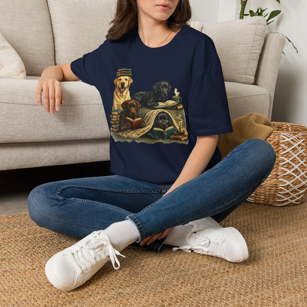 Copy of Unisex Softstyle Labador Library Four Dog T-Shirt