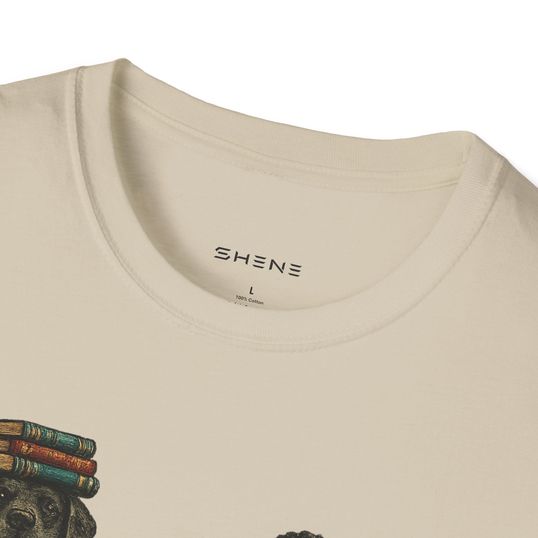 Copy of Unisex Softstyle Black Dog Library T-Shirt