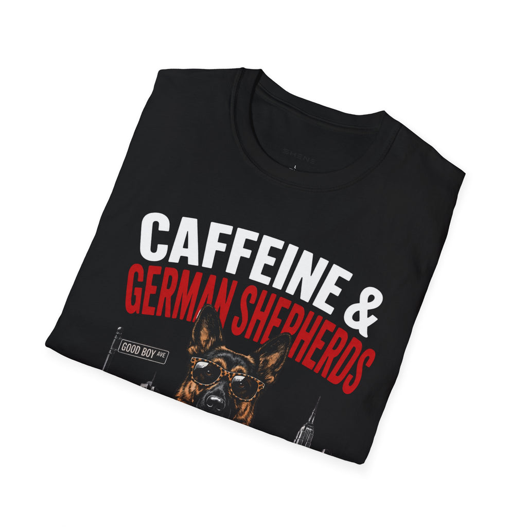 Copy of Unisex Softstyle German Shephed Caffeine Fuel T-Shirt