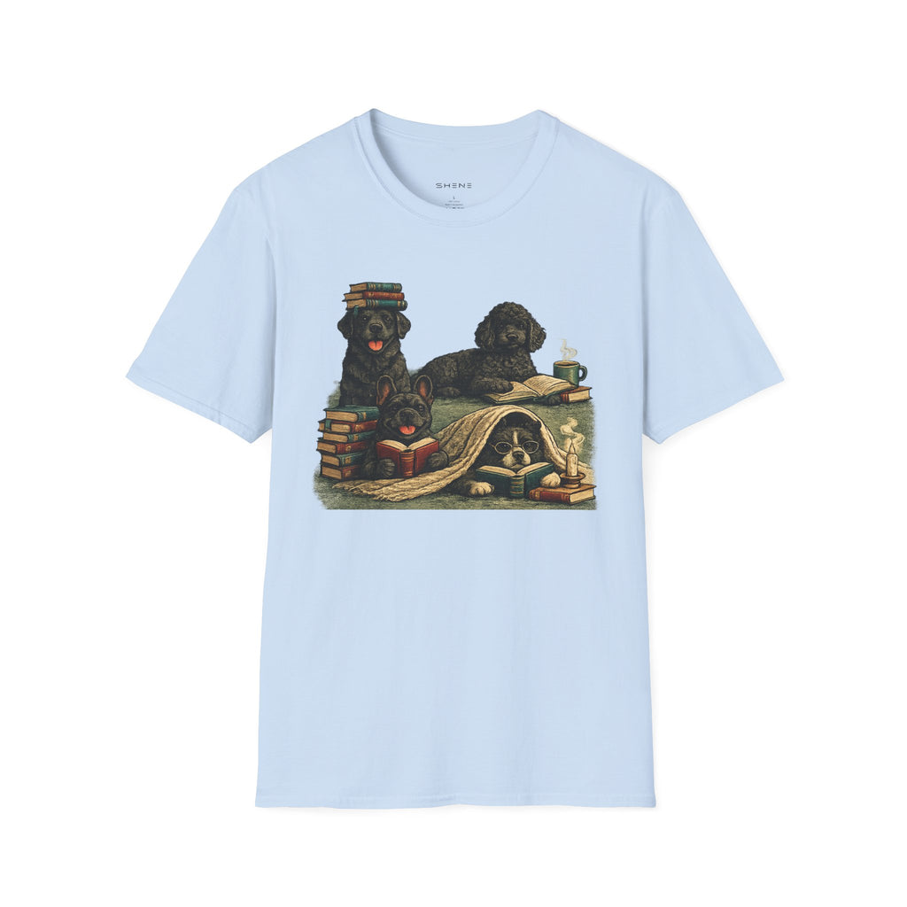 Copy of Unisex Softstyle Black Dog Library T-Shirt