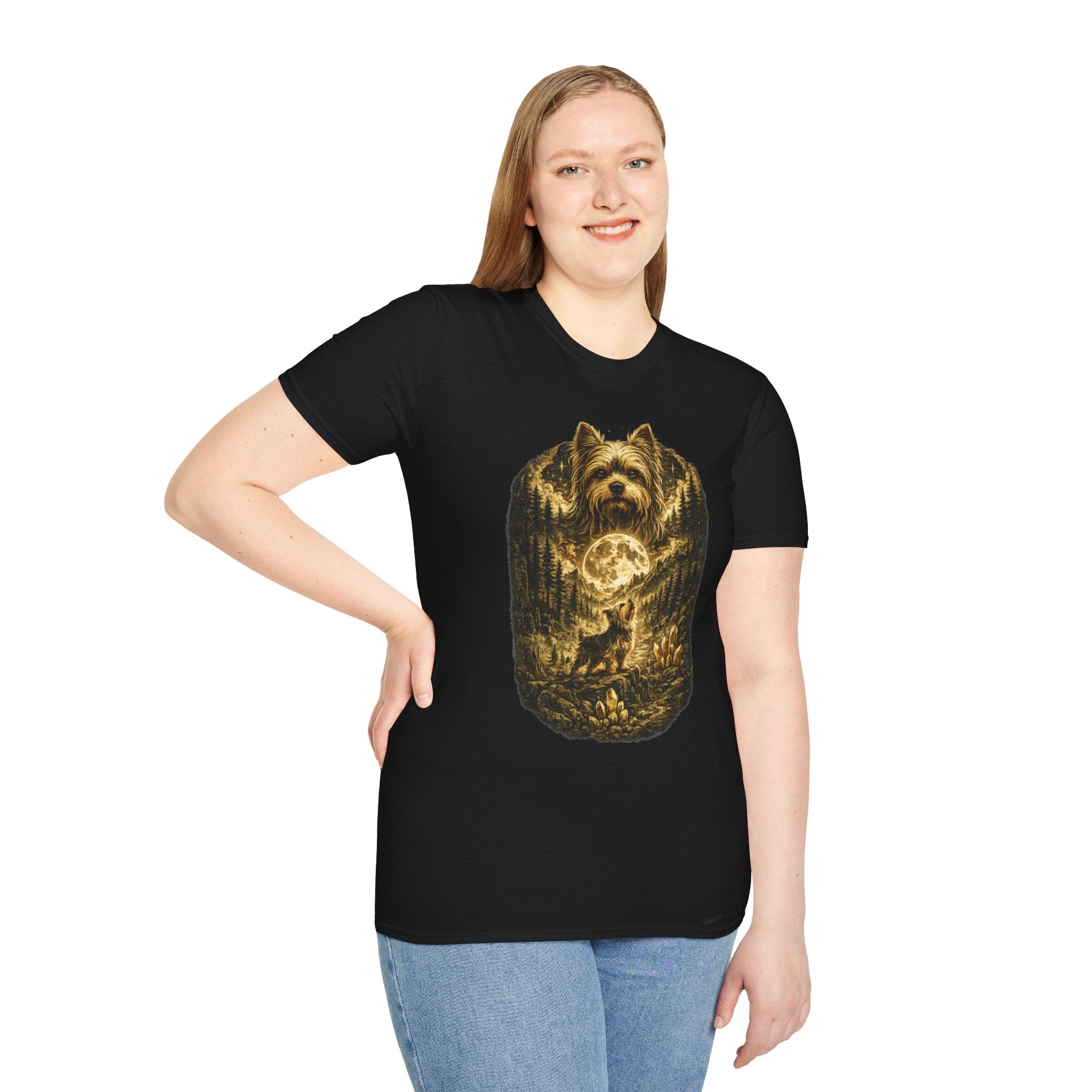 Copy of Unisex Softstyle shit su with moon T-Shirt