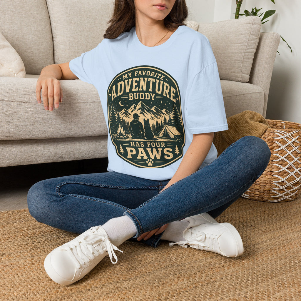 Copy of Unisex Softstyle My Favorite Adventure Has Paws T-Shirt