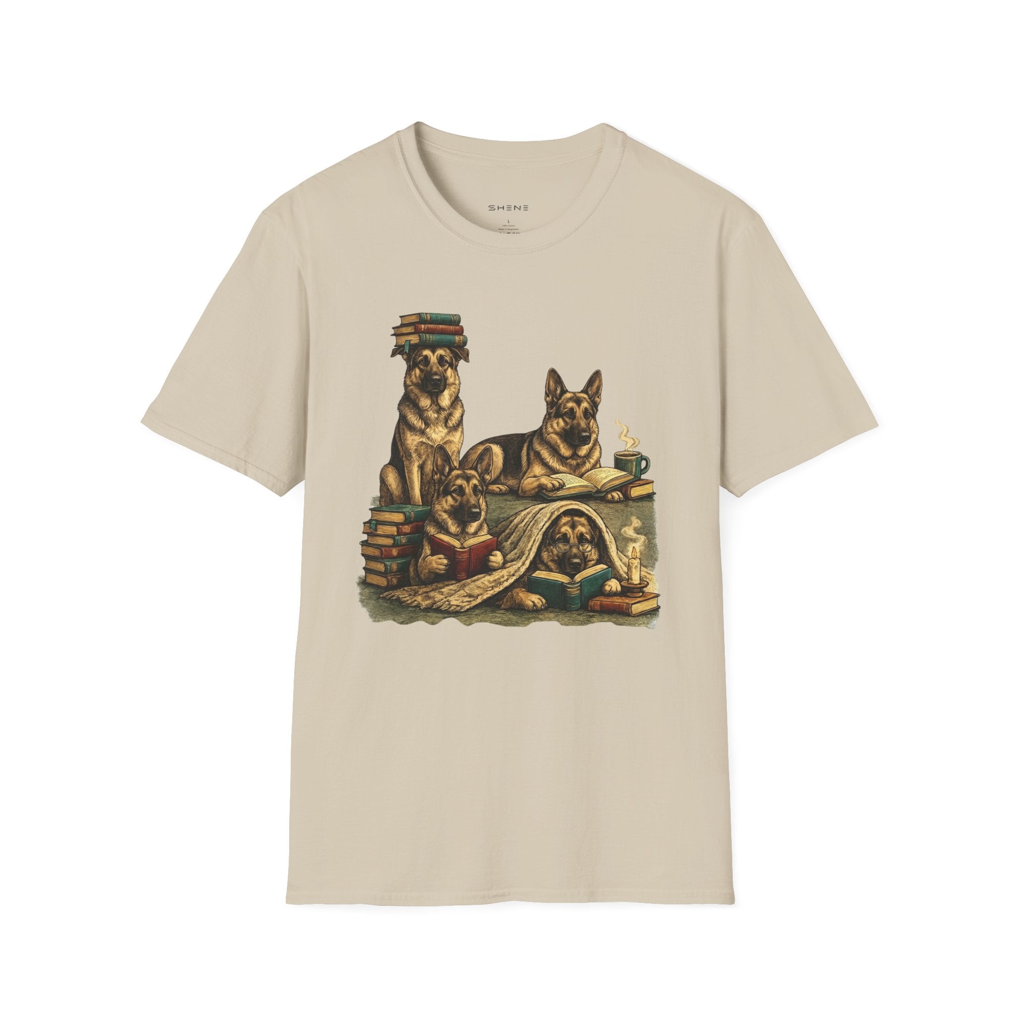 Copy of Unisex Softstyle German Shepherd Library T-Shirt