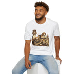 Copy of Copy of Copy of Copy of Unisex Softstyle Beegal Library Four Dog T-Shirt