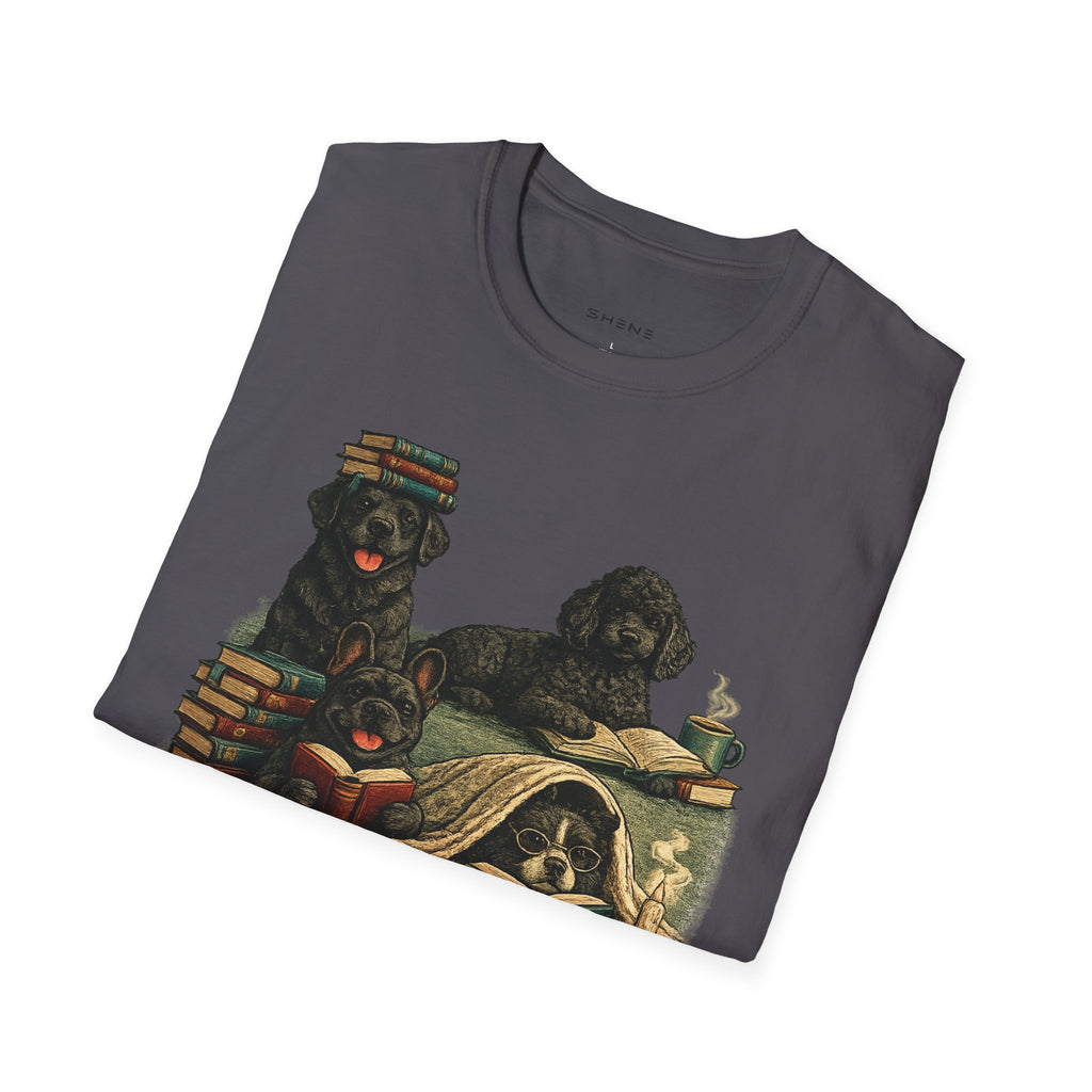 Copy of Unisex Softstyle Black Dog Library T-Shirt