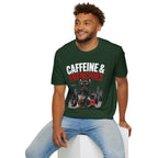Unisex Softstyle French Bulldog Caffeine Fuel T-Shirt
