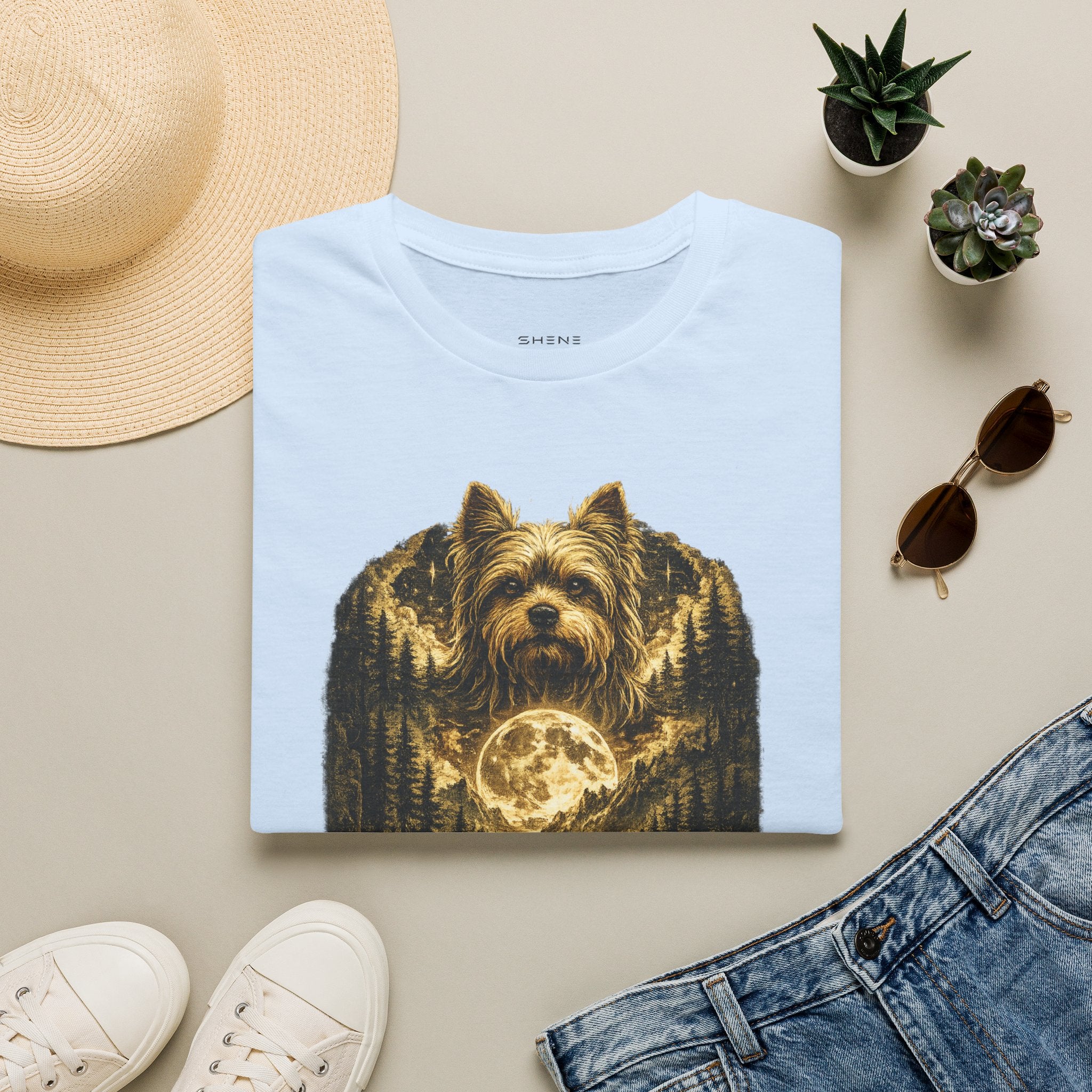 Copy of Unisex Softstyle shit su with moon T-Shirt