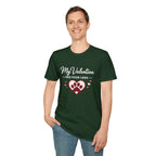 Copy of Unisex Softstyle My valentine has four leg T-Shirt