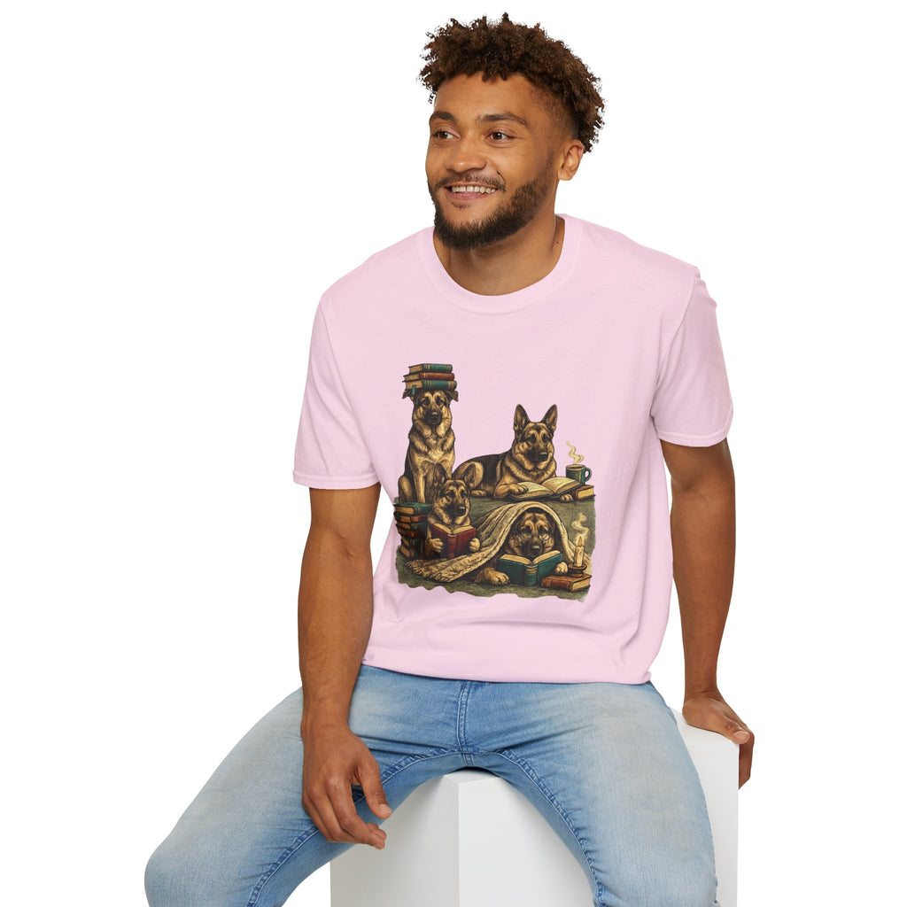 Copy of Unisex Softstyle German Shepherd Library T-Shirt