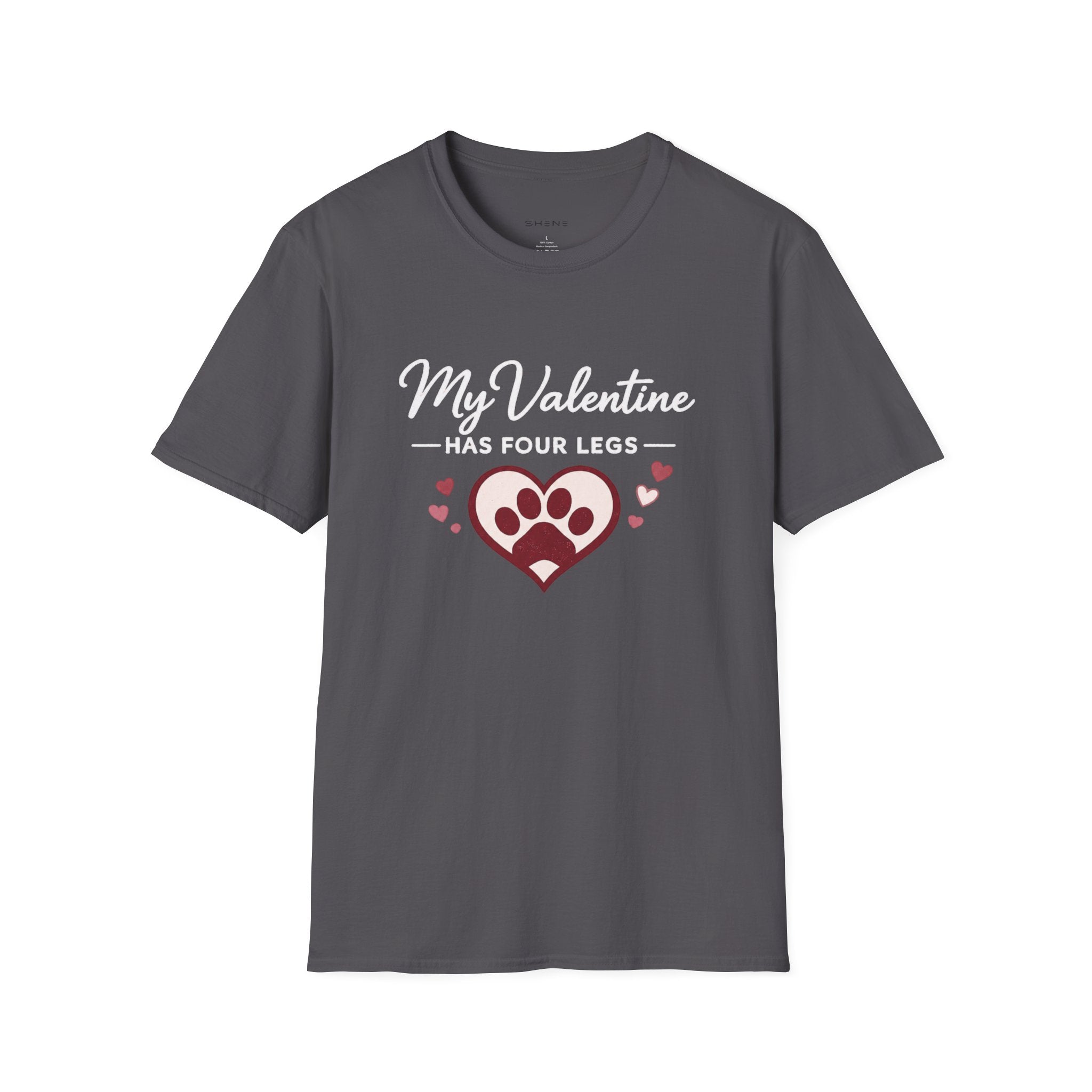 Copy of Unisex Softstyle My valentine has four leg T-Shirt