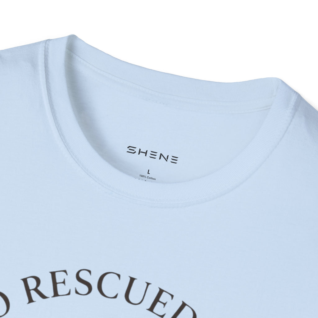 Copy of Copy of Unisex Softstyle Who Rescued Who T-Shirt