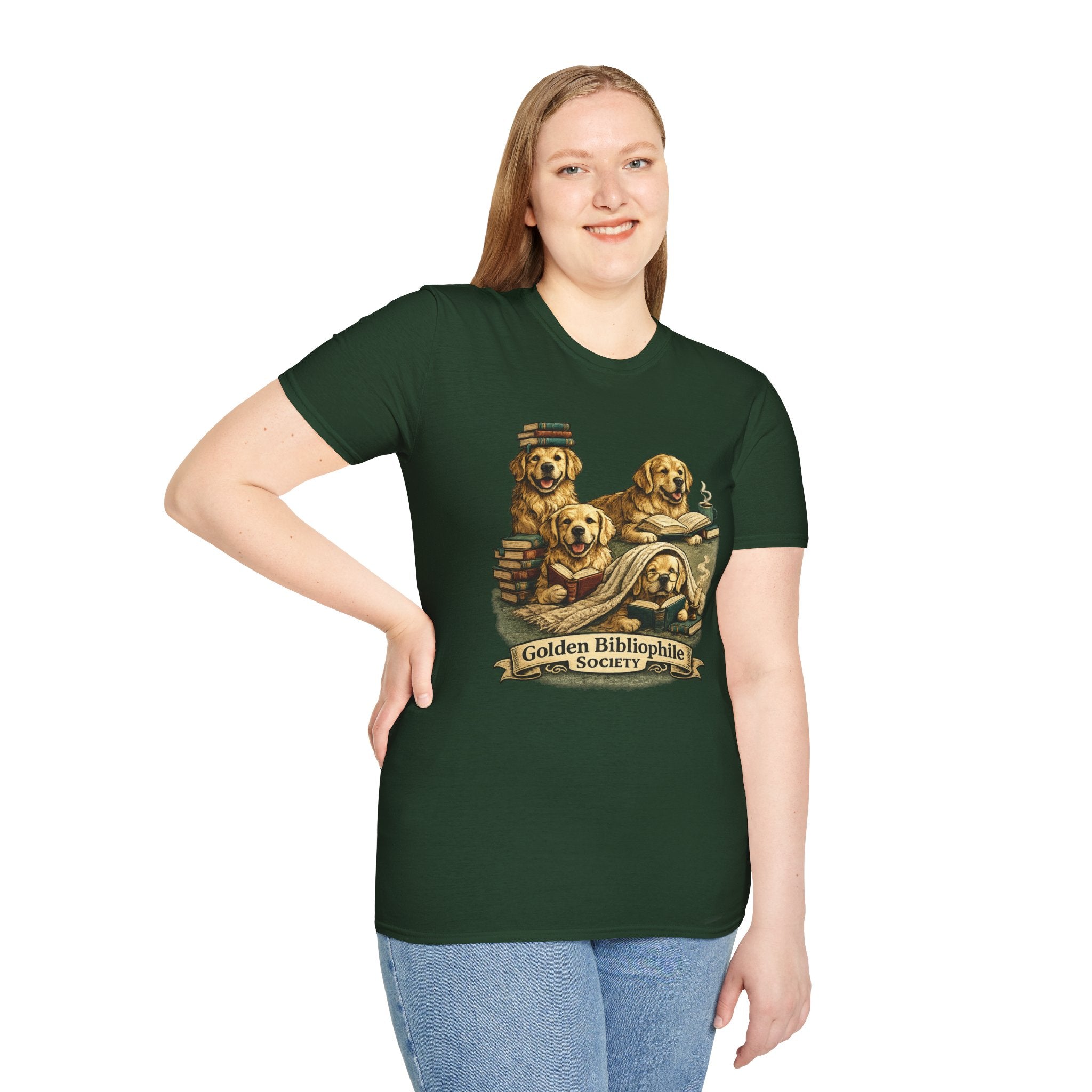 Copy of Unisex Softstyle Golden retriever Society  T-Shirt