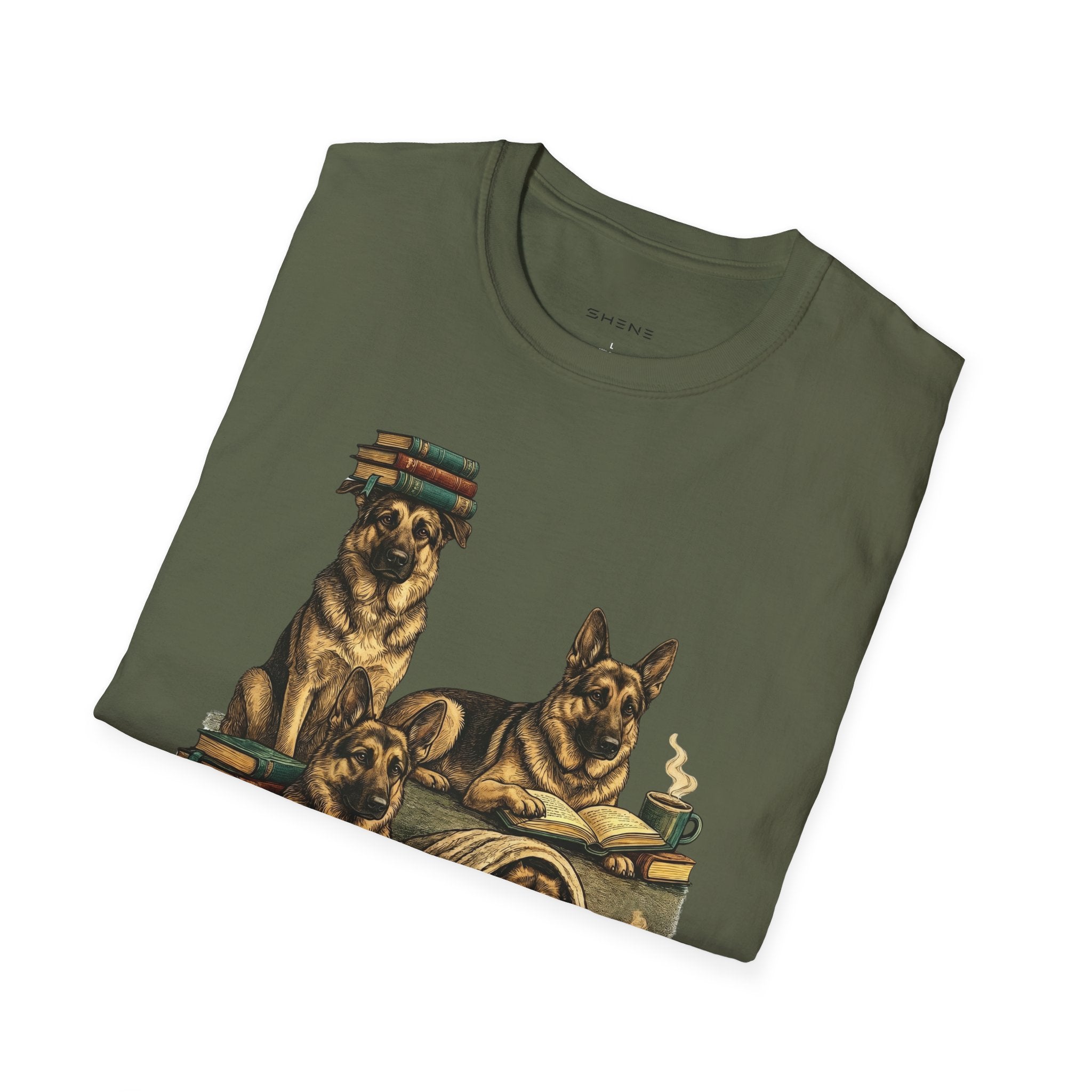 Copy of Unisex Softstyle German Shepherd Library T-Shirt