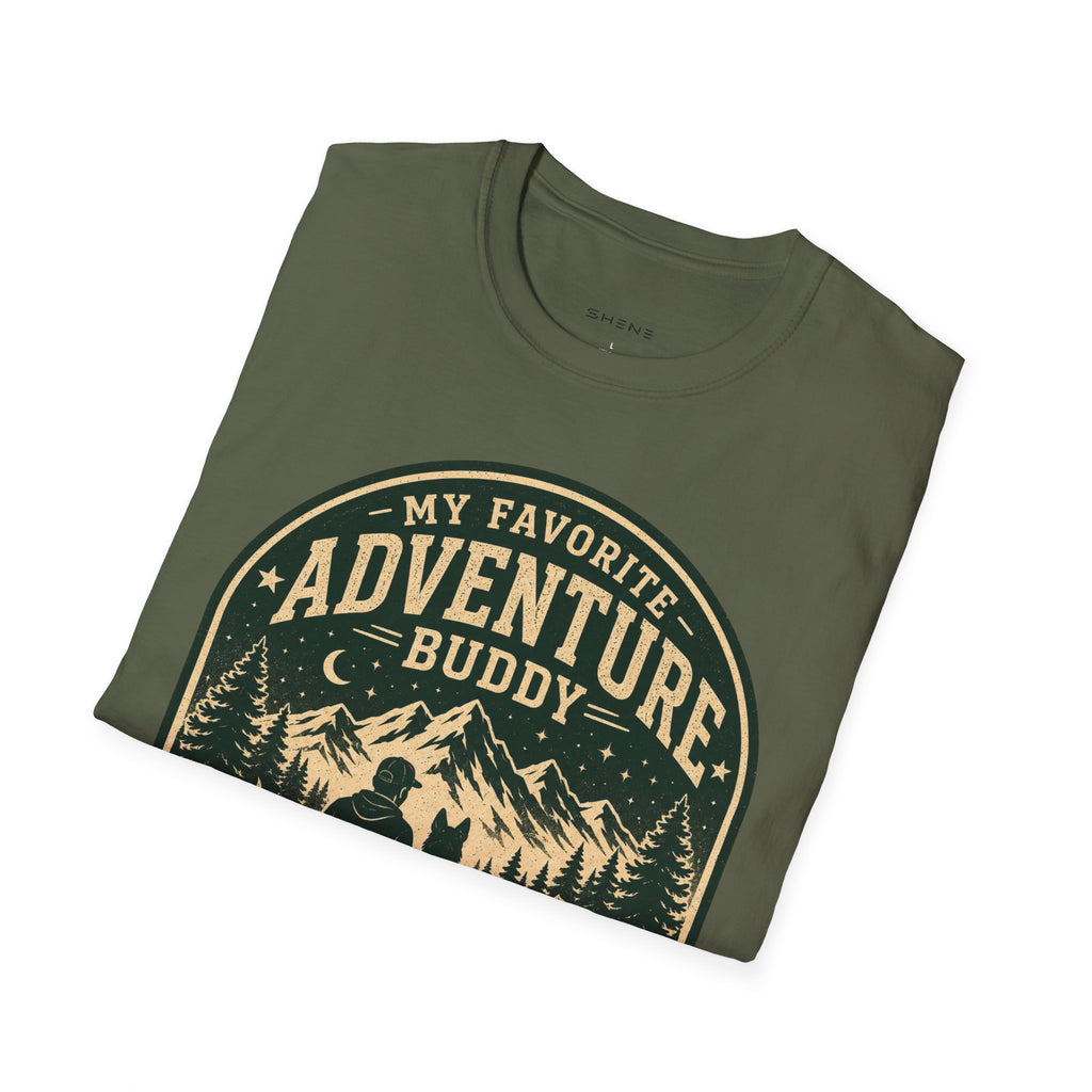 Copy of Unisex Softstyle My Favorite Adventure Has Paws T-Shirt