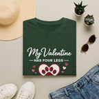 Copy of Unisex Softstyle My valentine has four leg T-Shirt