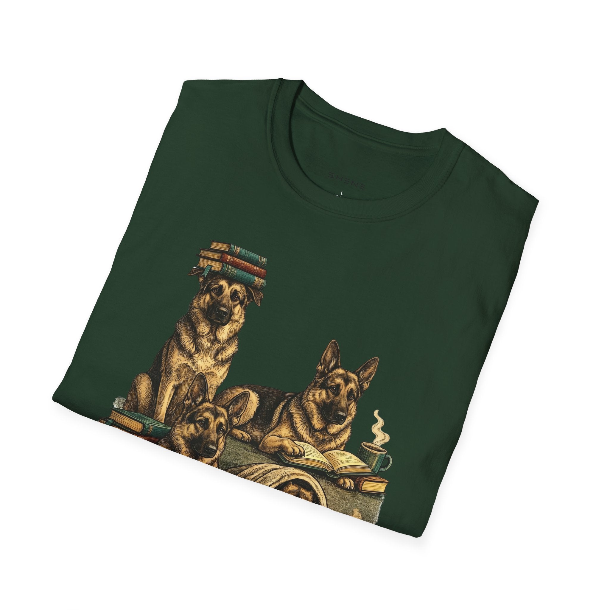 Copy of Unisex Softstyle German Shepherd Library T-Shirt