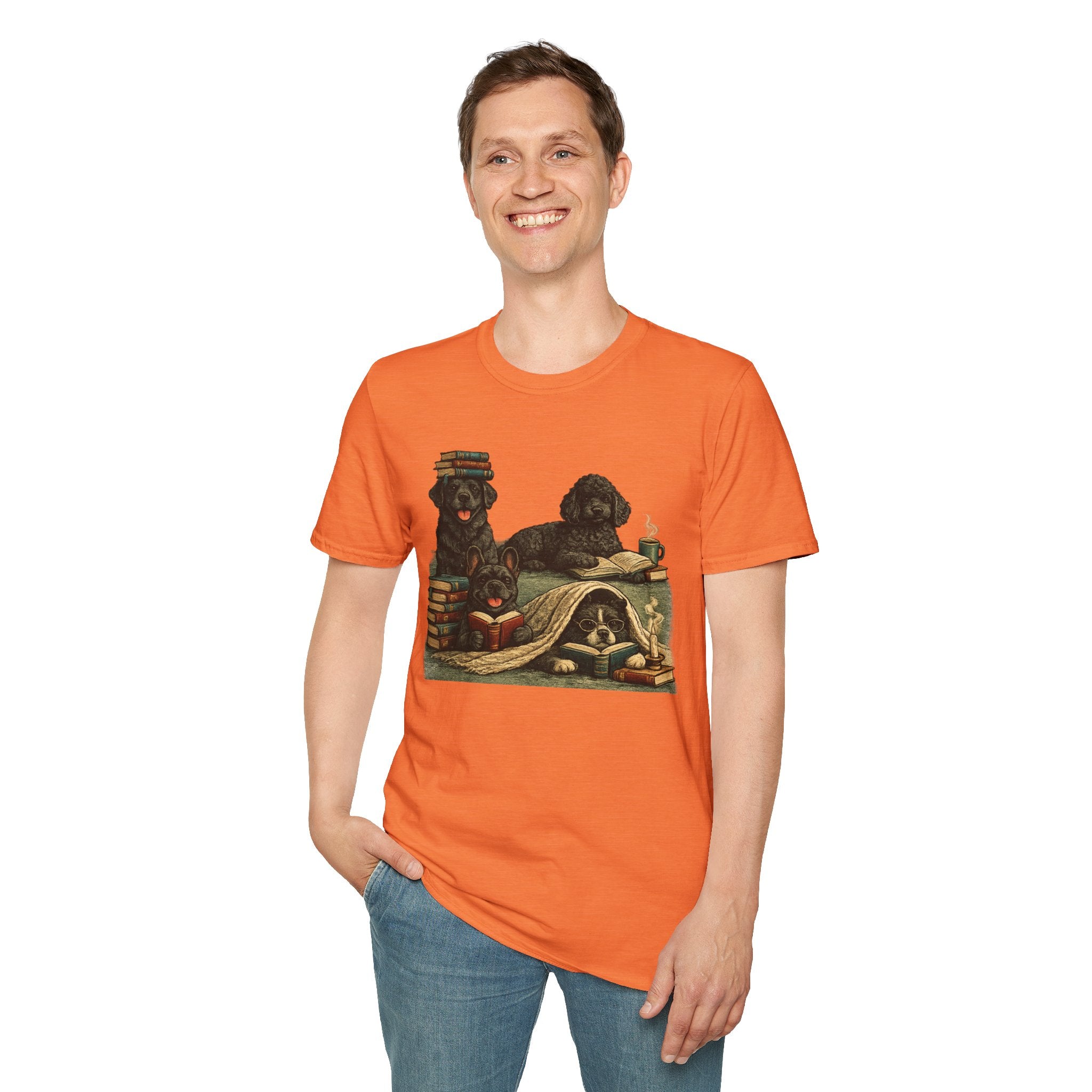 Copy of Unisex Softstyle Black Dog Library T-Shirt