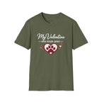 Copy of Unisex Softstyle My valentine has four leg T-Shirt