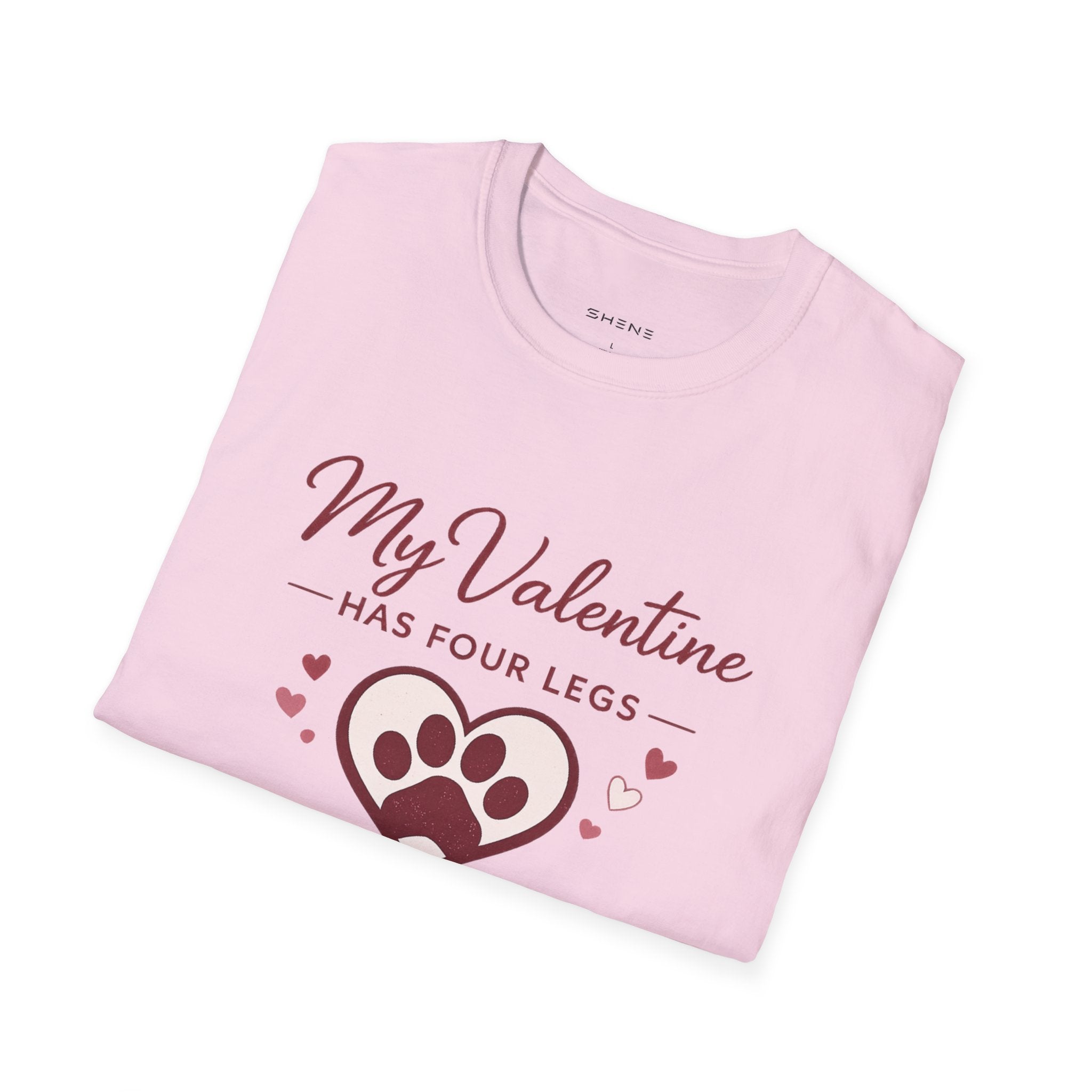 Copy of Unisex Softstyle My valentine has four leg T-Shirt