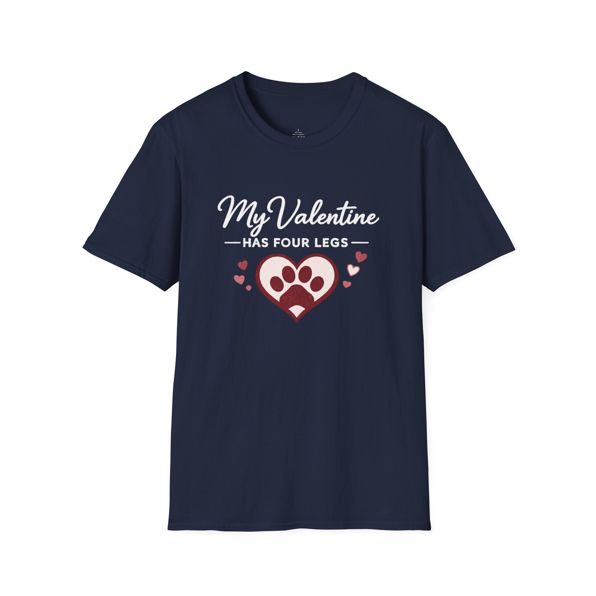 Copy of Unisex Softstyle My valentine has four leg T-Shirt