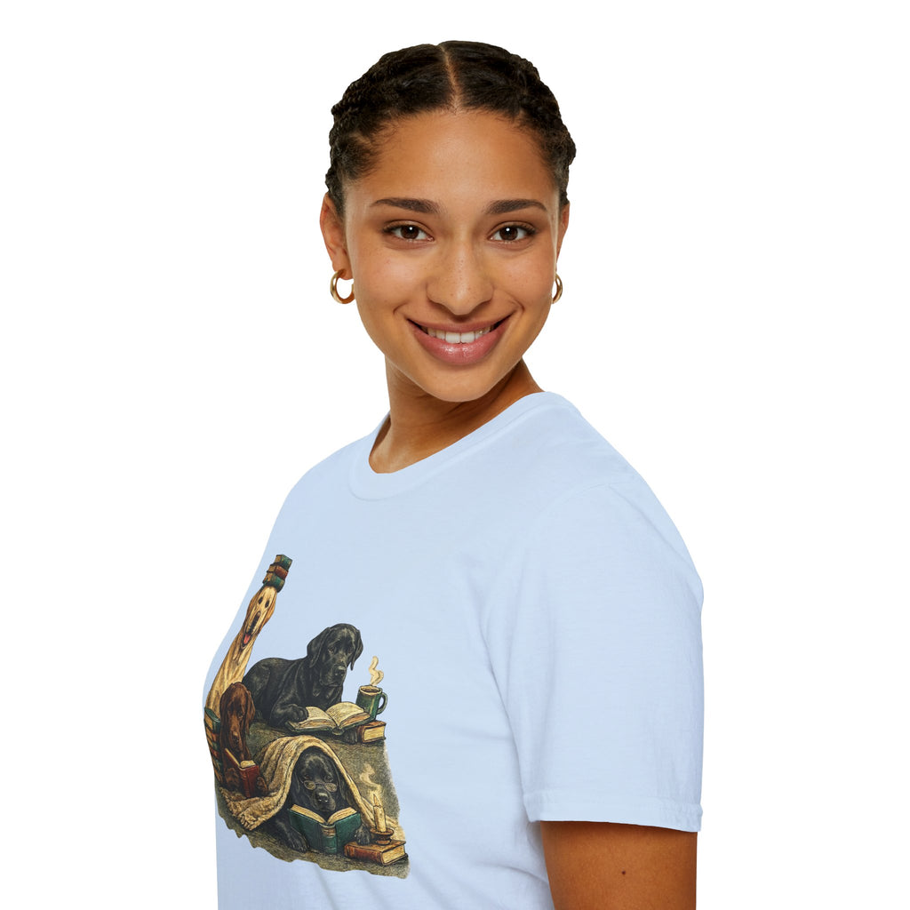 Copy of Unisex Softstyle Labador Library Four Dog T-Shirt