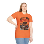 Unisex Softstyle Rottweiler Caffeine Fuel  T-Shirt