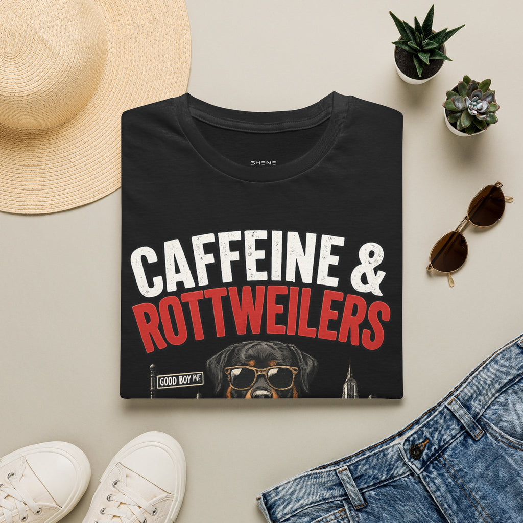 Unisex Softstyle Rottweiler Caffeine Fuel  T-Shirt