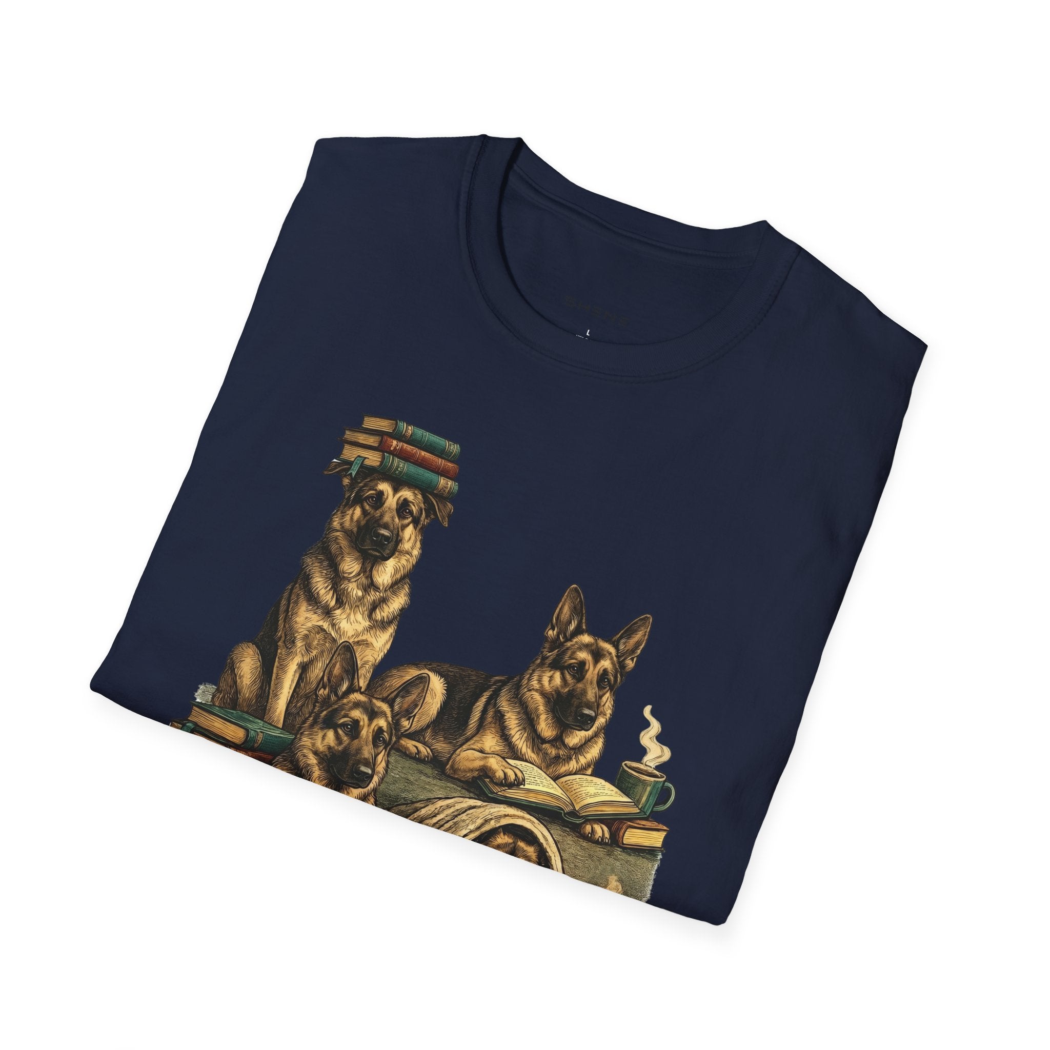 Copy of Unisex Softstyle German Shepherd Library T-Shirt