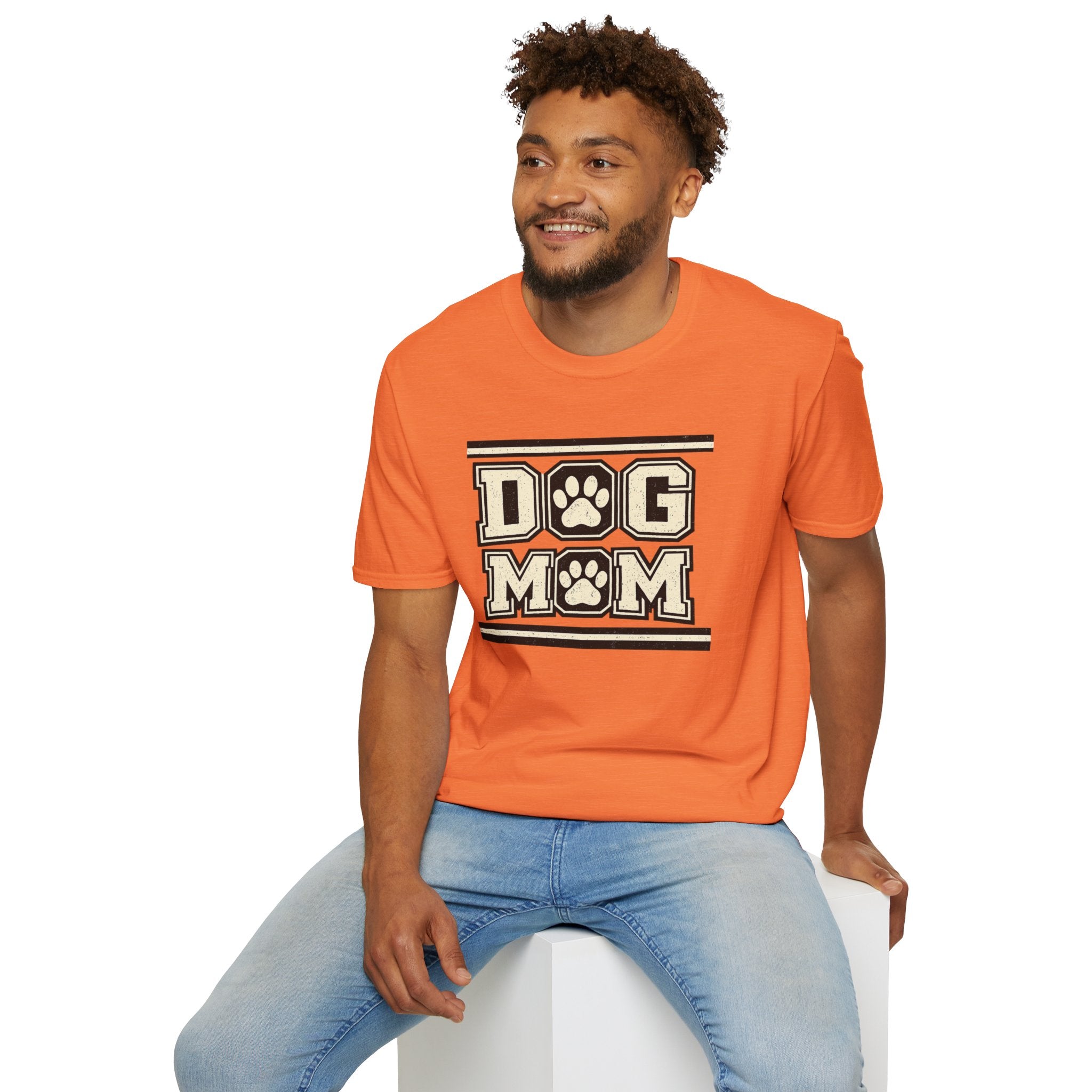 Copy of Copy of Unisex Softstyle Dog Mom T-Shirt