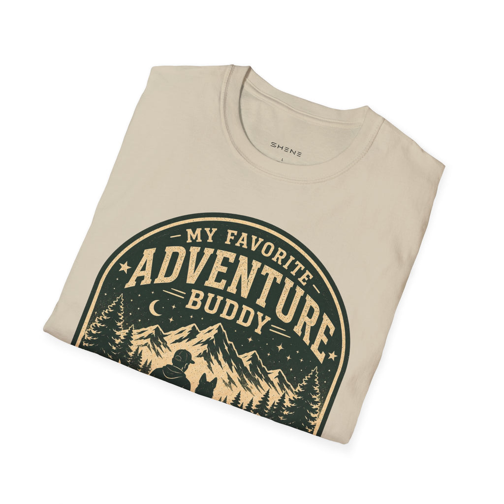 Copy of Unisex Softstyle My Favorite Adventure Has Paws T-Shirt