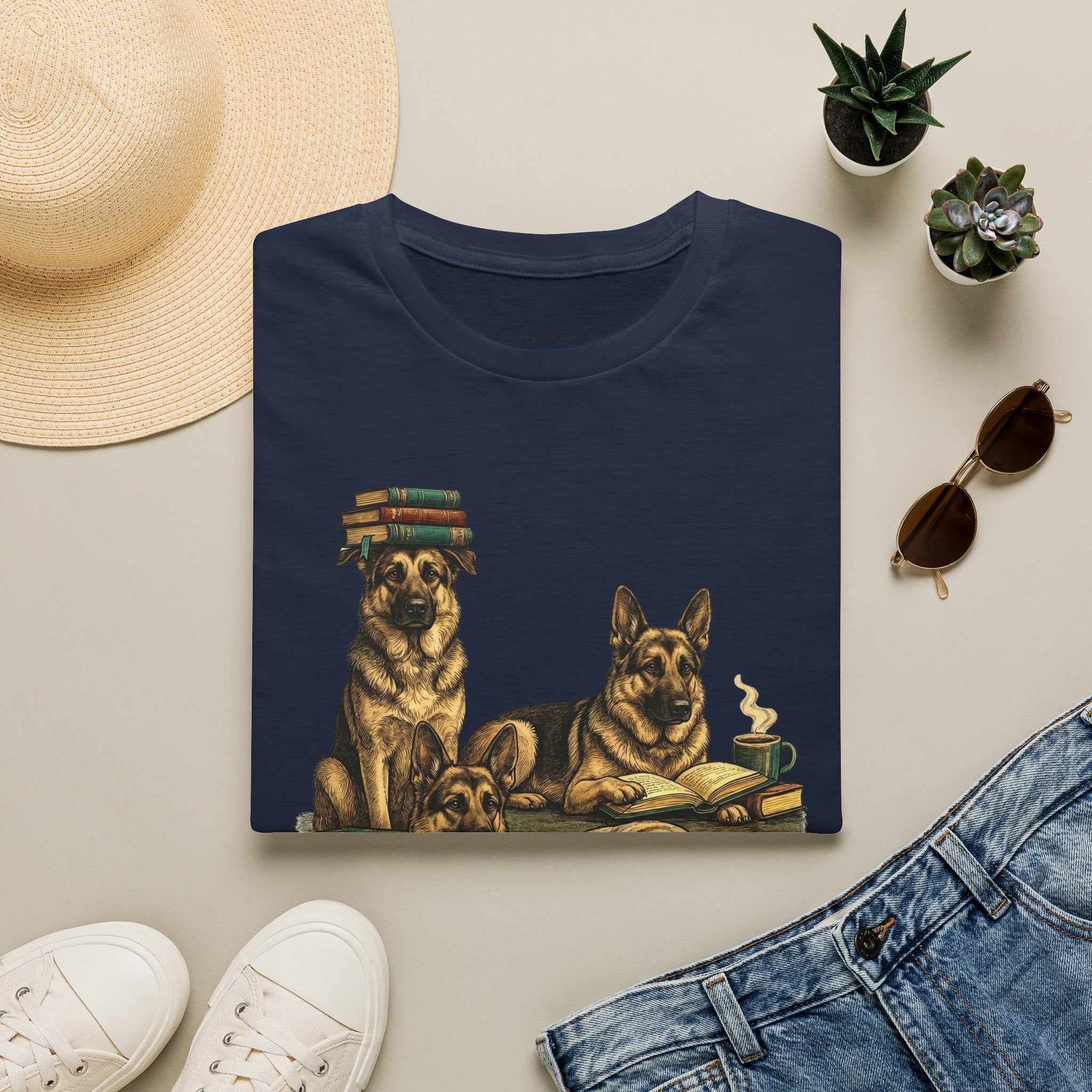 Copy of Unisex Softstyle German Shepherd Library T-Shirt