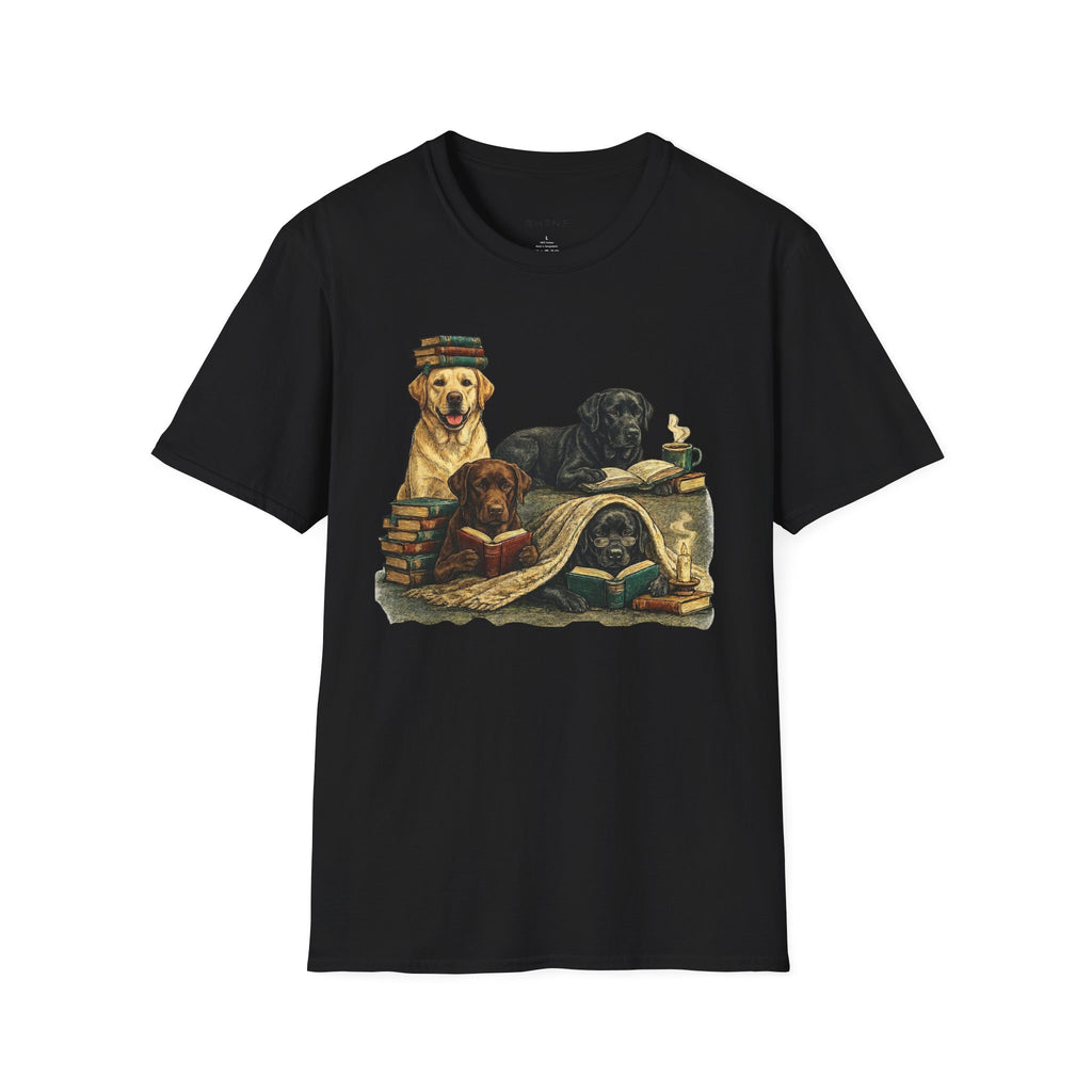 Copy of Unisex Softstyle Labador Library Four Dog T-Shirt