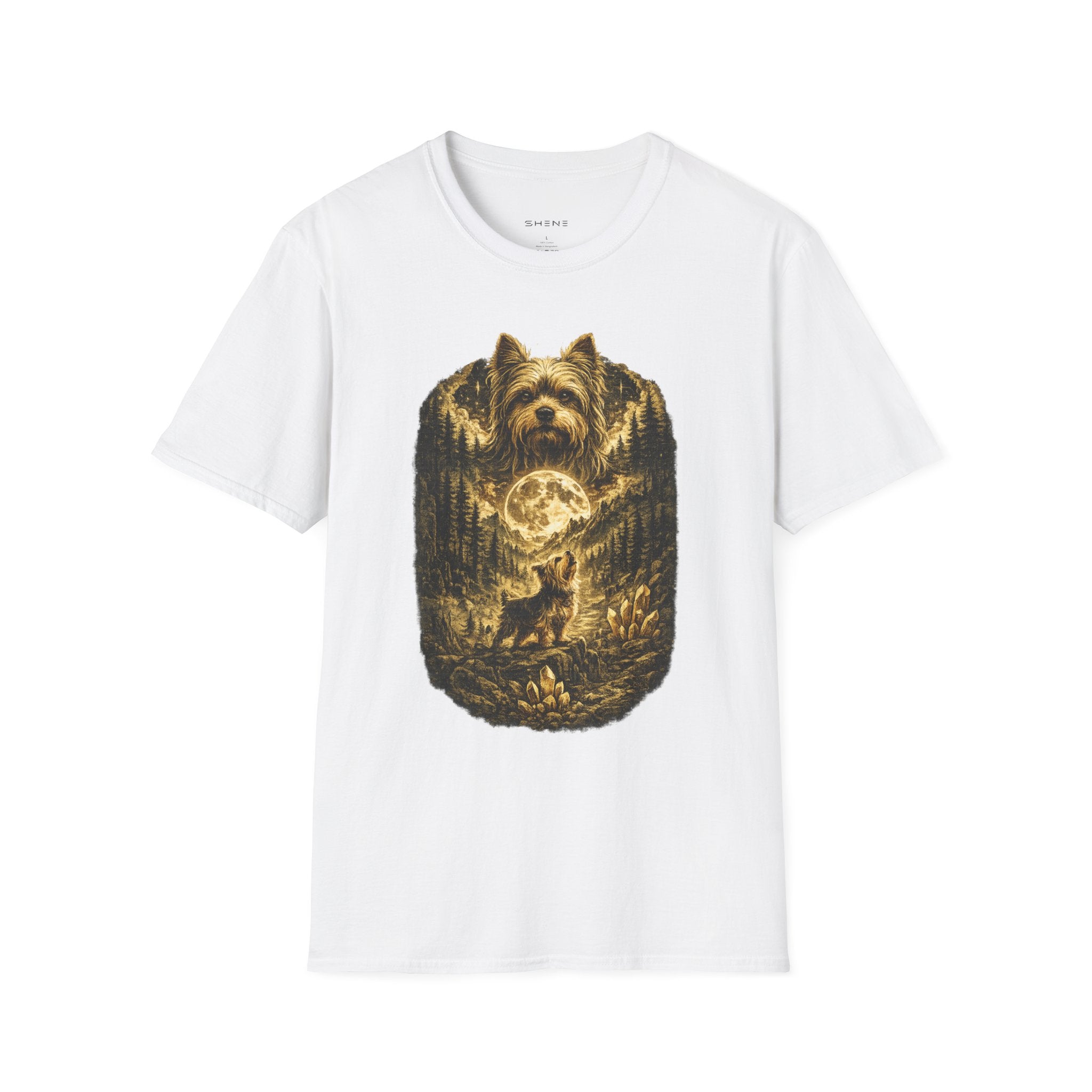 Copy of Unisex Softstyle shit su with moon T-Shirt