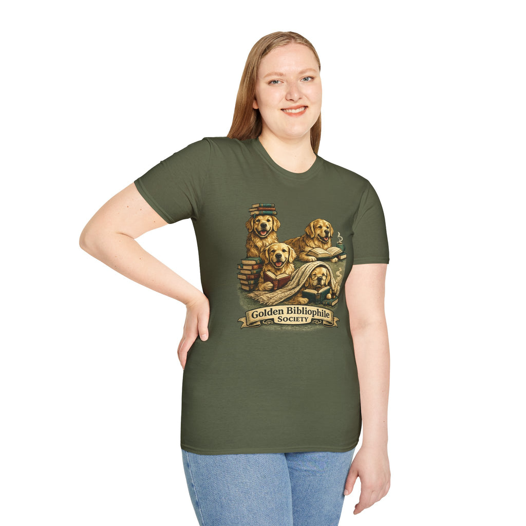 Copy of Unisex Softstyle Golden retriever Society  T-Shirt