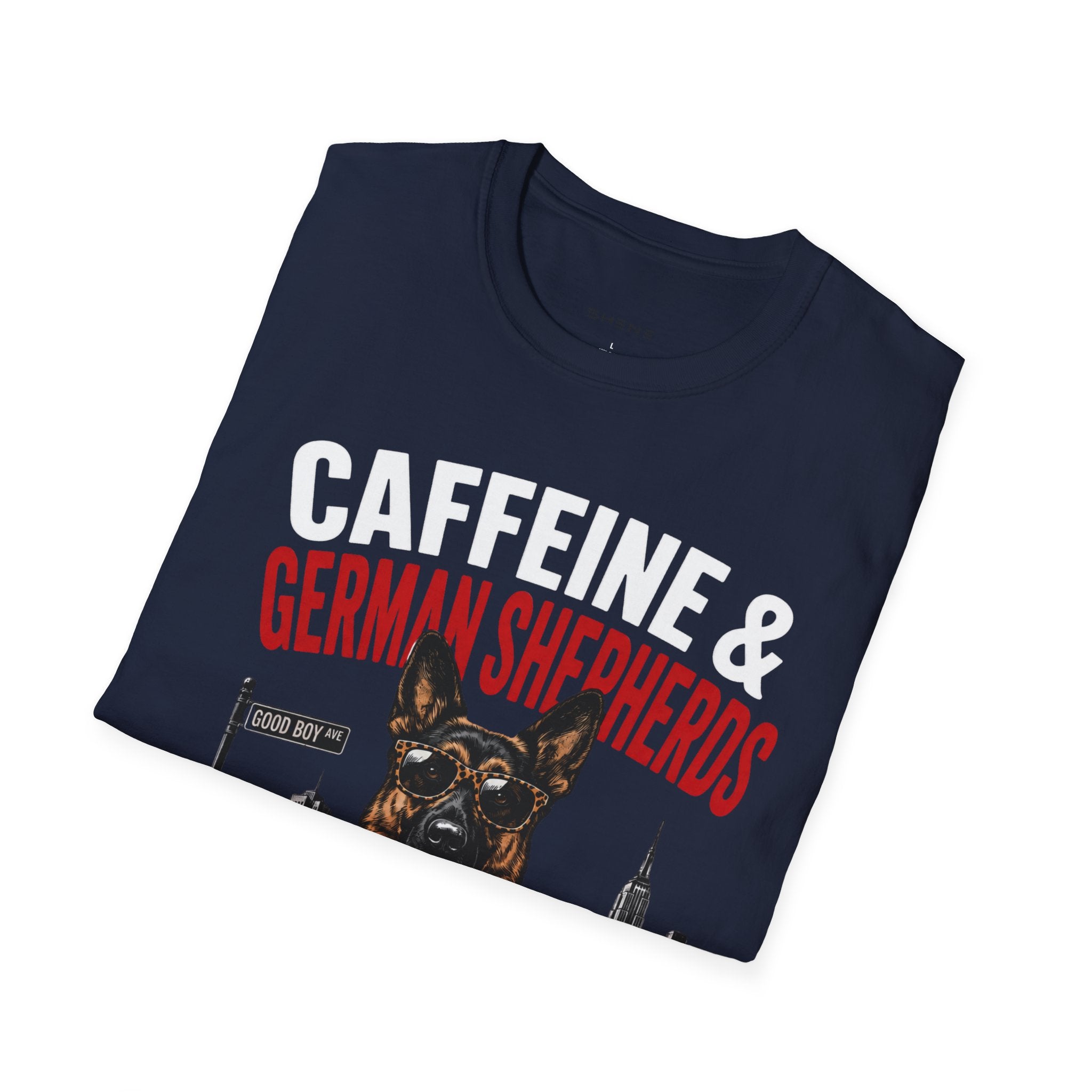 Copy of Unisex Softstyle German Shephed Caffeine Fuel T-Shirt