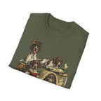 Copy of Copy of Copy of Copy of Unisex Softstyle r Pointer Library Four Dog T-Shirt