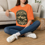 Copy of Unisex Softstyle My Favorite Adventure Has Paws T-Shirt