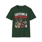 Unisex Softstyle Rottweiler Caffeine Fuel  T-Shirt