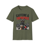 Unisex Softstyle French Bulldog Caffeine Fuel T-Shirt