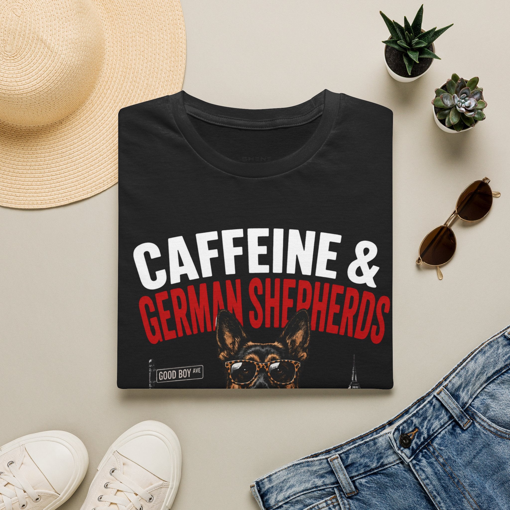 Copy of Unisex Softstyle German Shephed Caffeine Fuel T-Shirt