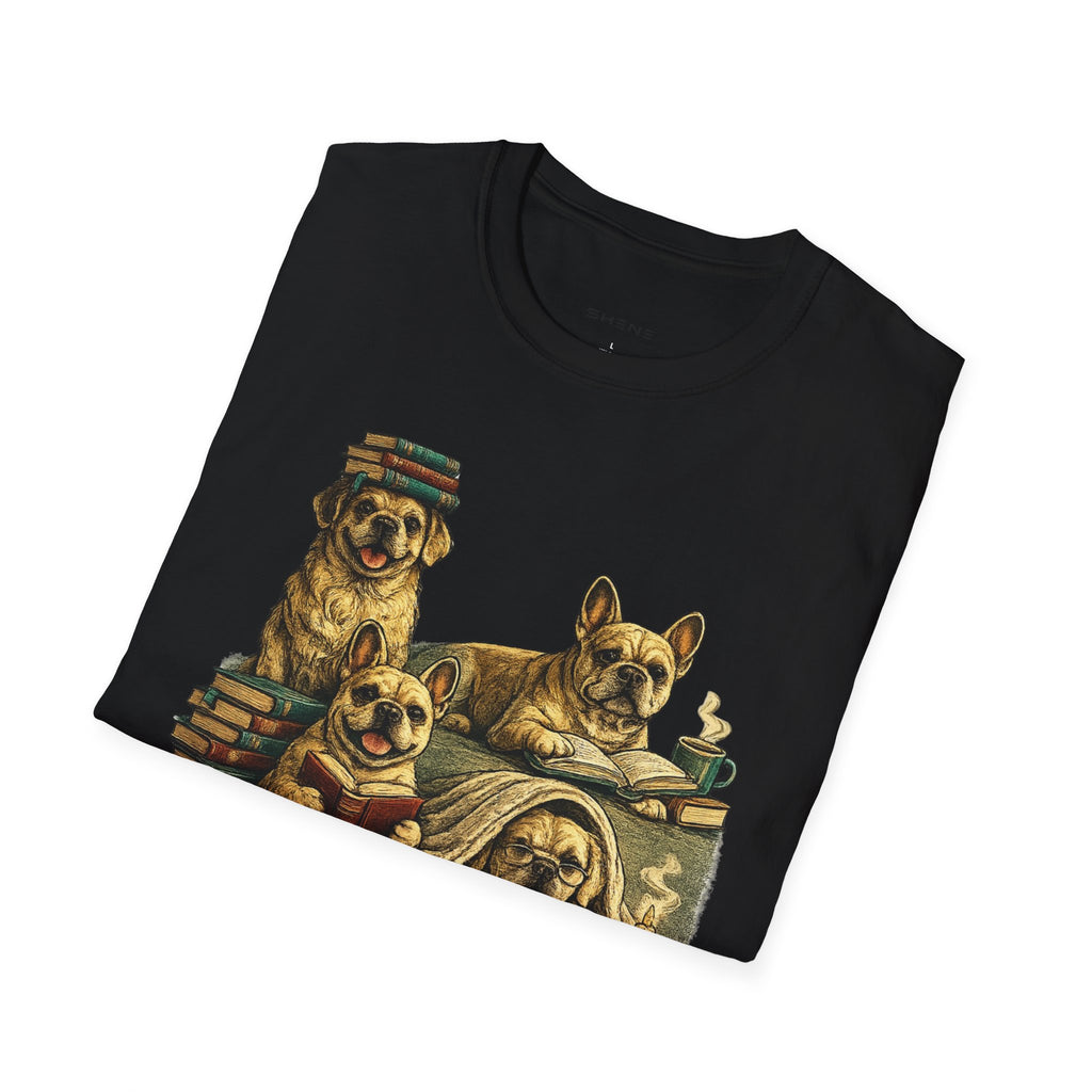 Copy of Unisex Softstyle French Dog Library T-Shirt