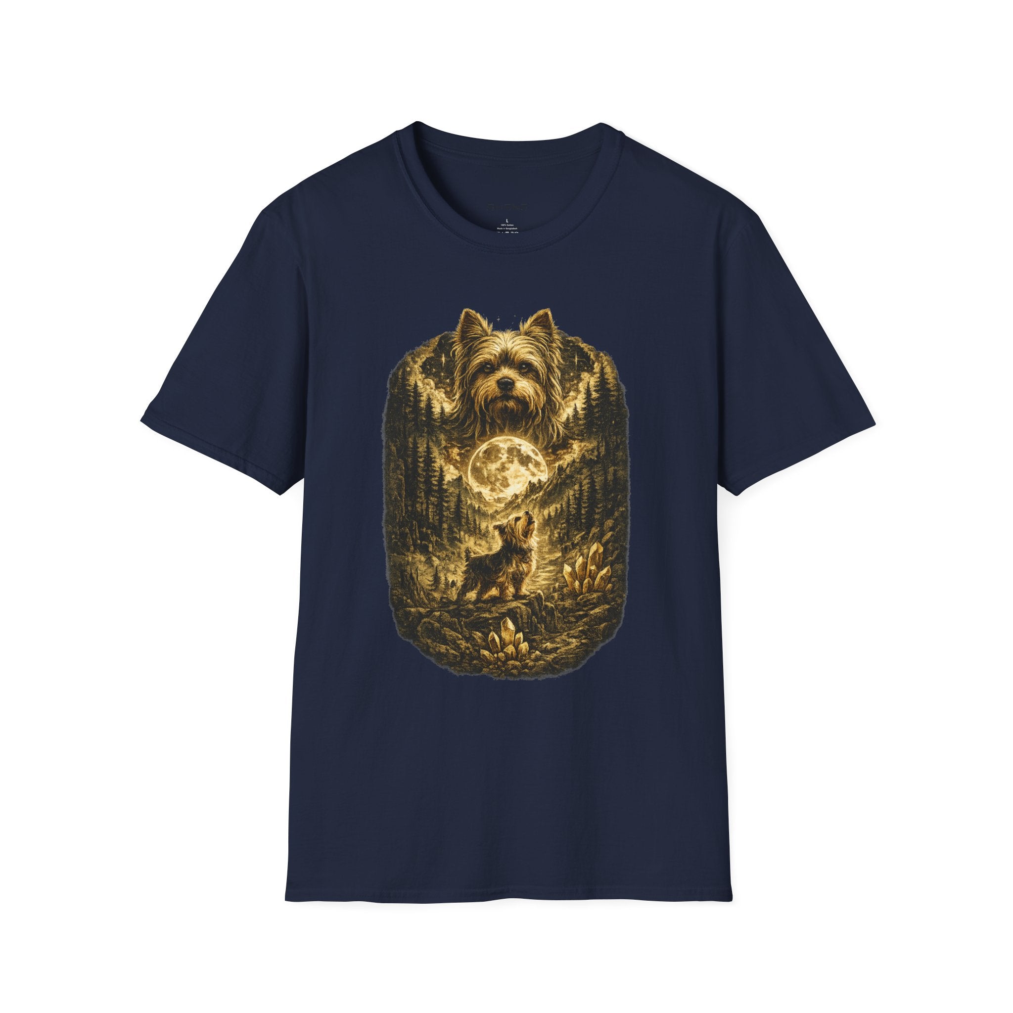 Copy of Unisex Softstyle shit su with moon T-Shirt