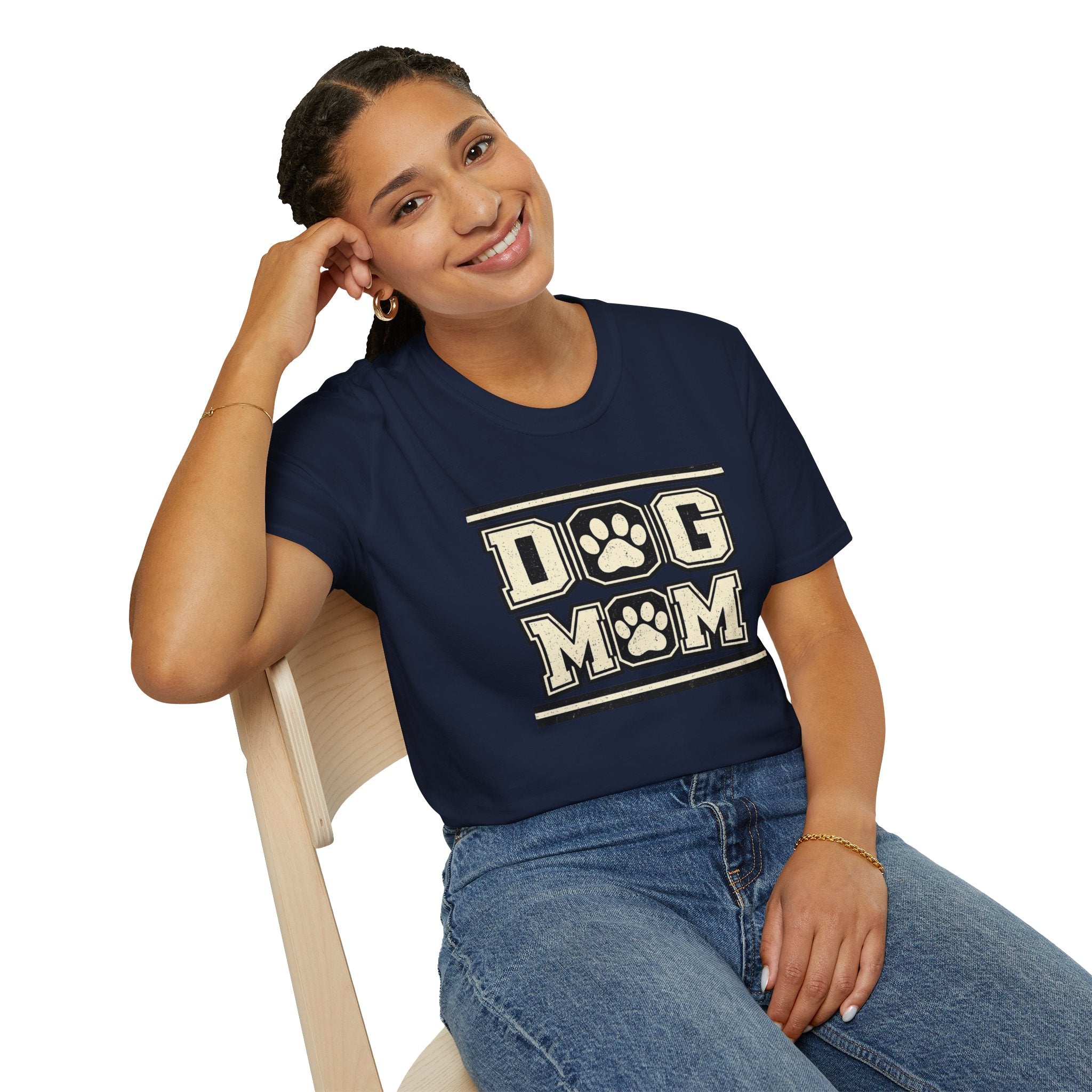 Copy of Copy of Unisex Softstyle Dog Mom T-Shirt