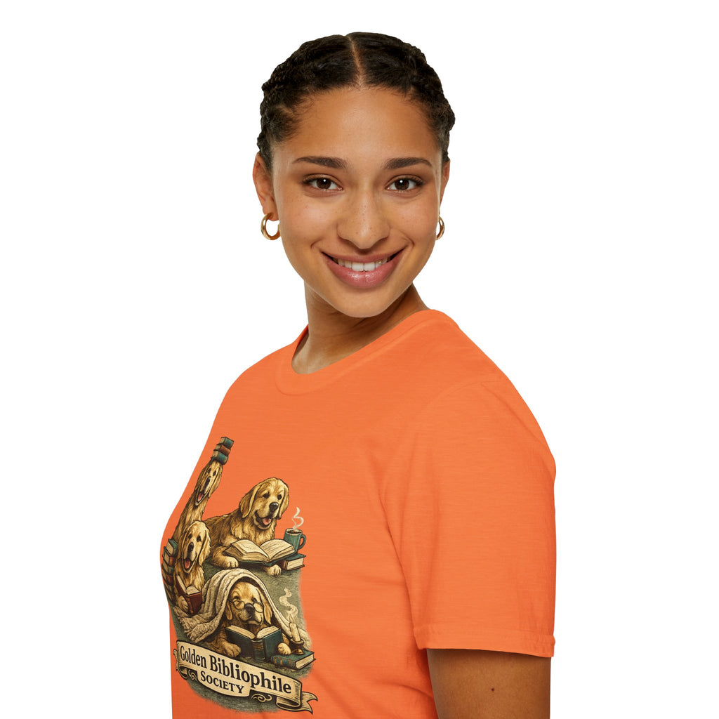 Copy of Unisex Softstyle Golden retriever Society  T-Shirt