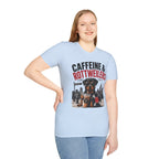 Unisex Softstyle Rottweiler Caffeine Fuel  T-Shirt