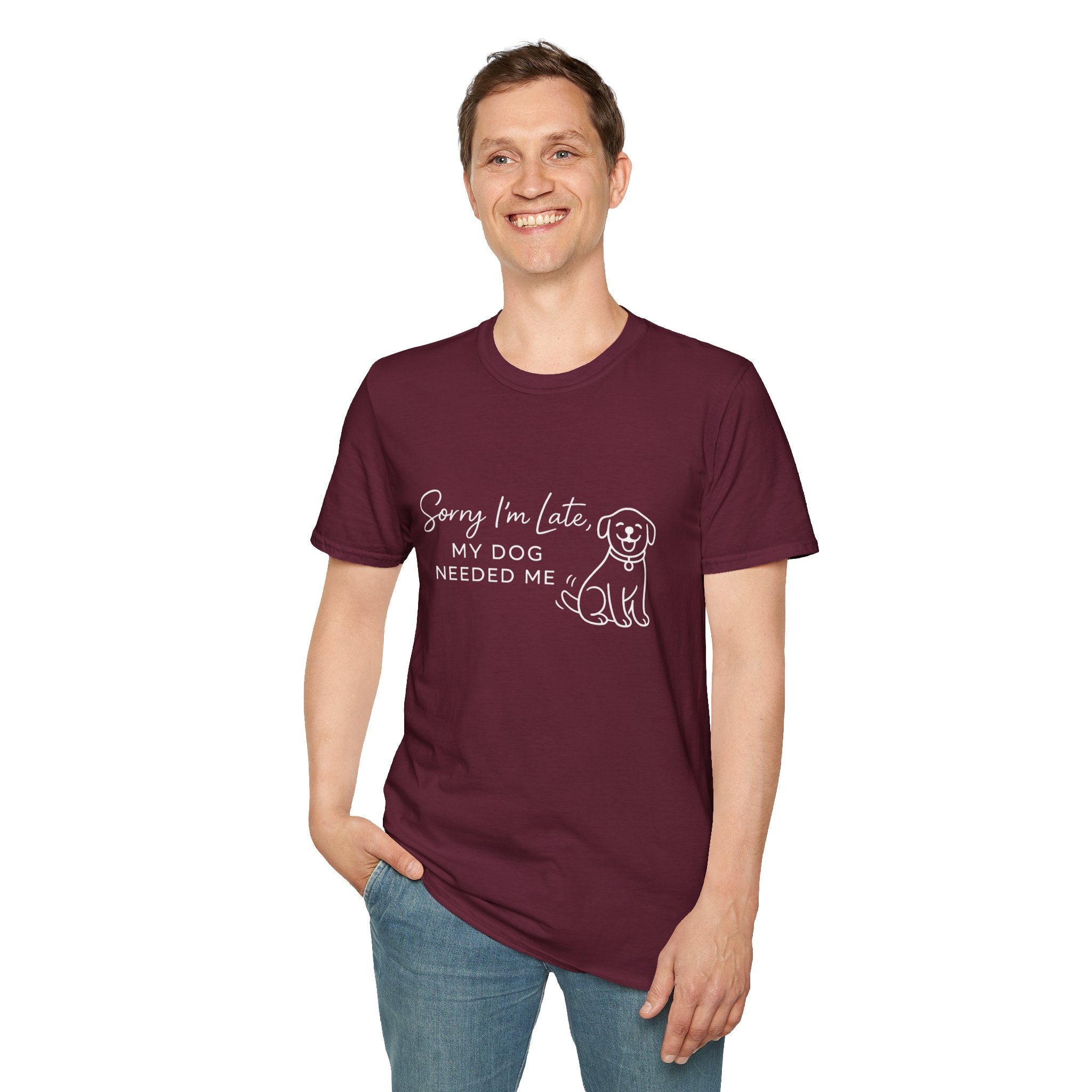 Copy of Copy of Unisex Softstyle Sorry i'm Late T-Shirt