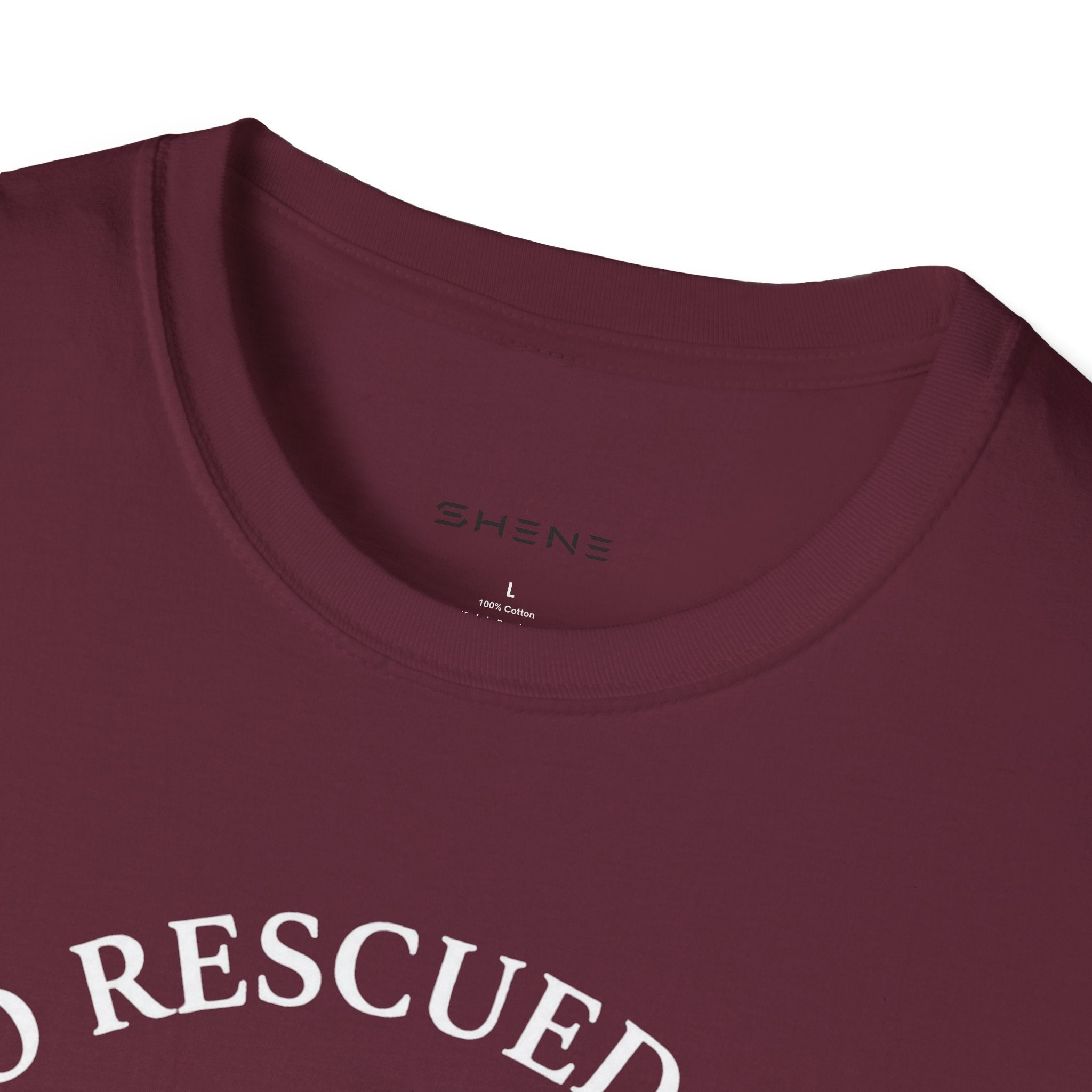 Copy of Copy of Unisex Softstyle Who Rescued Who T-Shirt