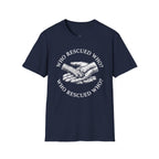 Copy of Copy of Unisex Softstyle Who Rescued Who T-Shirt