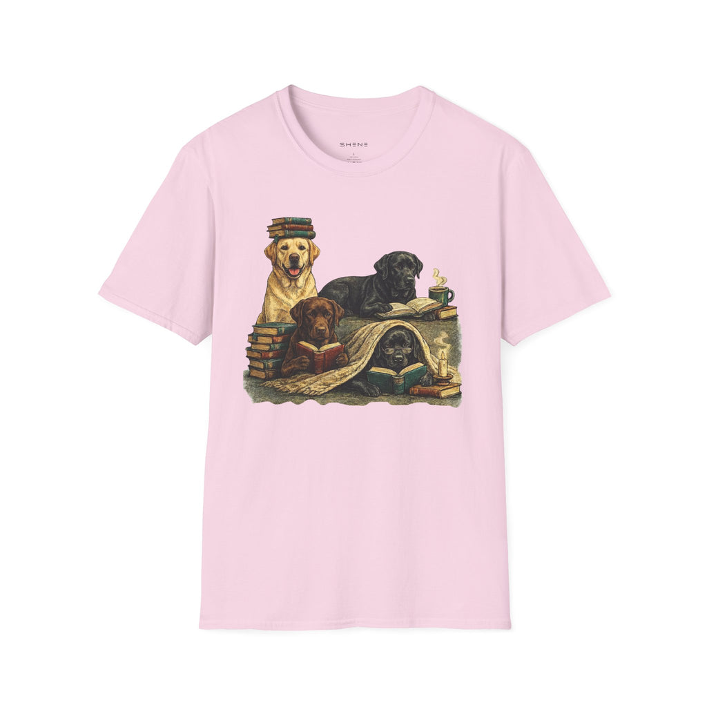 Copy of Unisex Softstyle Labador Library Four Dog T-Shirt